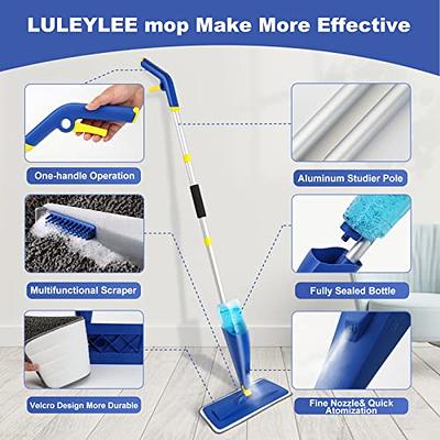 Spray Mops for Hardwood Floor Cleaning - MEXERRIS Wet Dust Mops with 3X  Reusable Washable Pads Microfiber Wood Floor Mops with Sprayer Commercial  Home