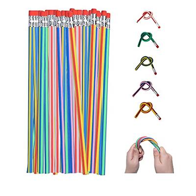 QDXATIVP 40PCS Bendy Fun Pencils for Kids,Magic Bendable Flexible Colorful  Stripe Soft Rubber Pencils with Erasers for Classroom Gifts,Goodie Bag  Fillers,Back to School Supplies - Yahoo Shopping