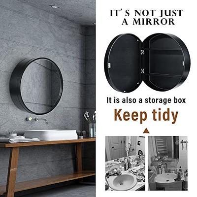 Bathroom Mirror Cabinet, Wall Mounted Storage Cabinet Medicine