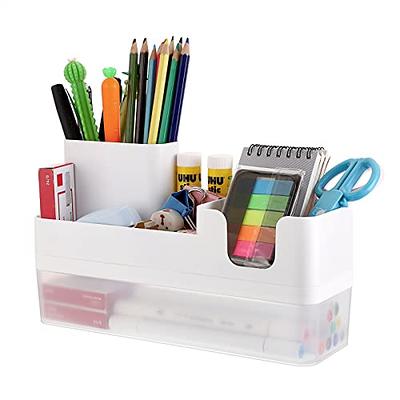 MEEDEN Medium Art Supply Storage Box - Multi-Function Solid Beech Wooden  Chest/Art Tool Box with Lift Out Trays for Paint Brush, Pencil, Pastel, and