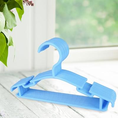 GoodtoU Baby Hangers Kids Hangers 100 Pack Childrens Hangers Child Hangers  Plastic Toddler Infant Nursery Hangers Small Baby Clothes Hangers for