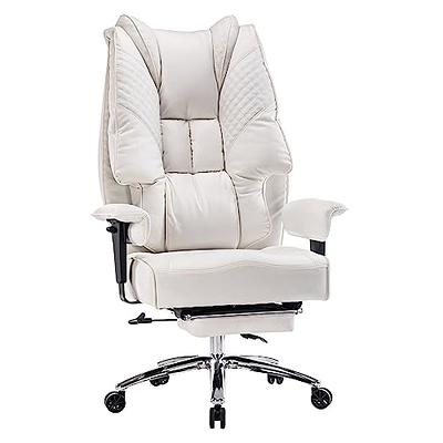 Excebet Big and Tall Office Chair 400lbs Wide Seat, Leather High