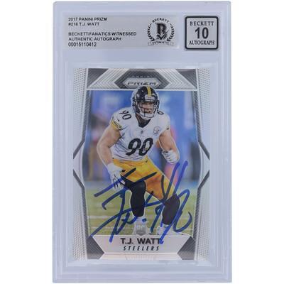 Official Pittsburgh Steelers T.J. Watt Collectibles, T.J. Watt Autographed  Merchandise, Steelers Memorabilia