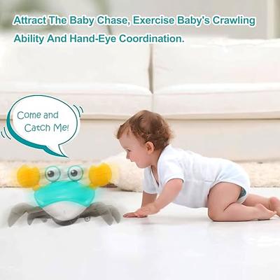 Crawling Crab Baby Toy, Tummy Time Toys Sensory Induction Crabs for Toddler  Interactive Development