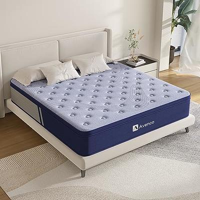 Inofia Queen Mattress, 10 inch Responsive Memory Foam Hybrid Innerspring Mattress in A Box, Sleep Cooler with More Pressure Reli