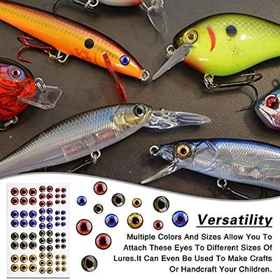 SILANON Fishing Lure Eyes 3D/4D/5D Fish Eyes Realistic Artificial Fly Tying  Eyes for Making Fishing Bait Lures Crafts DIY Materials Tool - Yahoo  Shopping