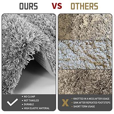 Yimobra Bathroom Rug Mat, Non Slip Quick Dry Bath Mats, Extra Thick and  Super Absorbent Bath Rugs, Luxury Microfiber Chenille Plush Fluffy Washable