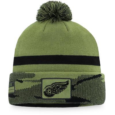 Men's Fanatics Branded Gray Detroit Tigers Cuffed Knit Hat with Pom