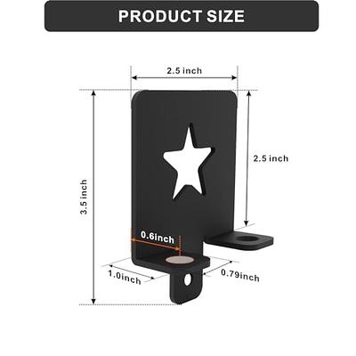 Mattress Slide Stopper, Non Slip Mattress Gripper for Metal Bed Frame,  Mattress Holder Retainer Bar to Keep Mattress Topper from Sliding (Black)