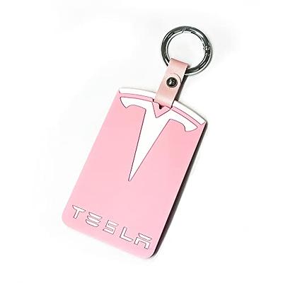 ALBECHE Key Holder For Tesla Model 3 & Model Y, Silicone Key Chain  Protector Cover Accessories (Pink and White) - Yahoo Shopping