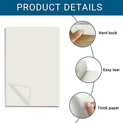 3 x 5 Bulk White Blank Notepads/Scratch Pads/Memo Pad -200 Pads