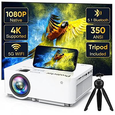 Projecteur Full HD 1080P avec WiFi 5G et Bluetooth - 13000 Lumens