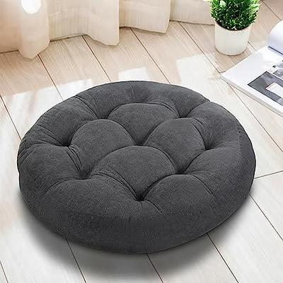 Sitting Cushion On Floor Pillow Seats ,Square Large Pillows Seating, 22x22  Inch