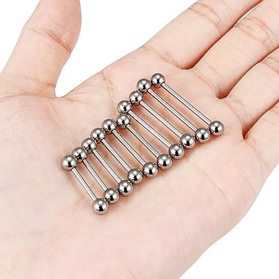 Kwoencxi 14G G23 Titanium Nipple Piercing Jewelry Tongue Rings for Women  Hypaollergenic Long Nipple Tongue Ring Short Barbell Bar Implant Medical Nipple  Piercings Jewelry Men 12mm 14mm 16mm 19mm 22mm - Yahoo
