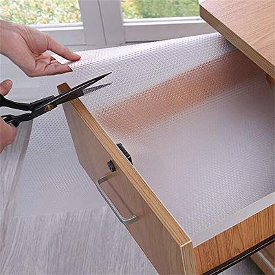 BAKHUK Grip Shelf Liner, 2 Rolls of Non-Adhesive 12 Inch x 25 Feet Cabinet  Liner Durable Organization Liners for Kitchen Cabinets Drawers Cupboards