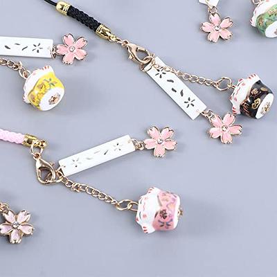 Cute Cat Bracelet Keychain Kawaii Animal Wristlet Key Chain Ring