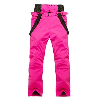 33,000ft Womens Snow Bibs Waterproof Insulated Snow Pants with Fleece  Lined, Windproof Ski Pants Overalls for Snowboard