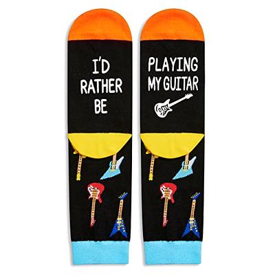 HAPPYPOP Guitar Gifts for Men Women Teen Unique, Funny Socks Guitar Lovers  Gifts, Heavy Metal Gifts Music Gifts for Bass Guitar Players Teachers -  Yahoo Shopping