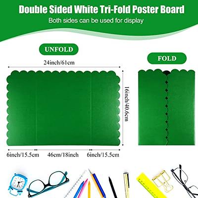 12 Pcs Trifold Poster Board Presentation Board Lightweight Portable  Displays Board Trifold Exhibition Board for Science Fair, School Projects  and Business Presentations (Colorful, 24 x 36 Inches) - Yahoo Shopping