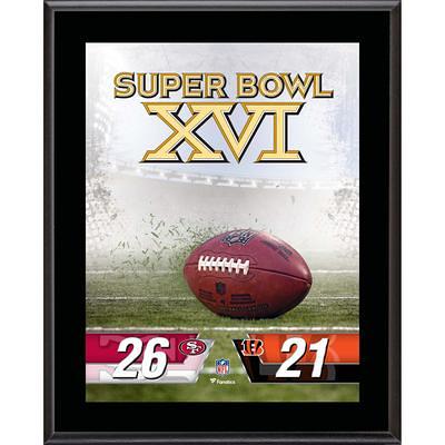 Super Bowl 16 XVI Replica Ticket ~ San Francisco 49ers vs