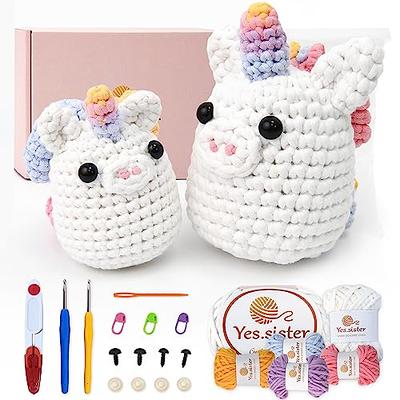 LAKIX Crochet Kit for Beginners, 8PCS Crochet Animal Kit for Adults and  Kids, Beginner Crochet Kit for Gifts, Learn to Crochet Kits with  Step-by-Step Video Tutorials - Yahoo Shopping