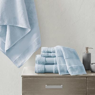 Madison Park Signature - 800GSM 100% Cotton 8 Piece Towel Set - Dusty Green