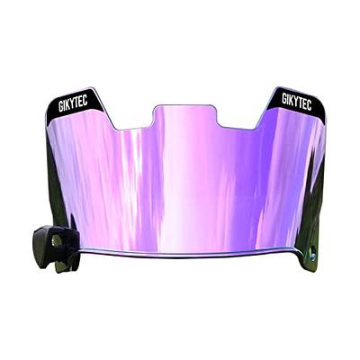 GIKYTEC Football Visor Youth Football Helmet Visor Scratch Resistant UV  Block Facial Protection Visor for Football Helmet (revo Purple) - Yahoo  Shopping