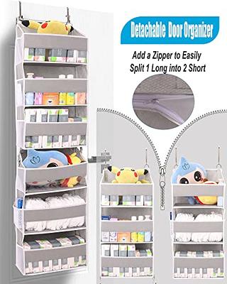 Yecaye 1 Pc Over the Door Organizer with 5 Bins 10 Side Pockets, 44lbs Load  Hanging Bathroom Organizer, No Tilt Closet Organizers and Storage for