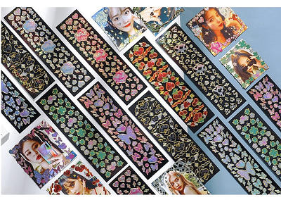 Sticker Floral Stickers Toploader Stickers Kawaii Stickers For