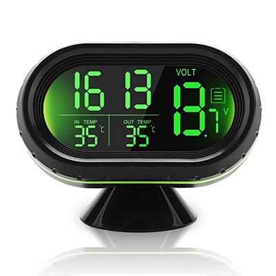 12V Digital LCD Car Thermometer Inside/Outside Temperature Gauge Meter