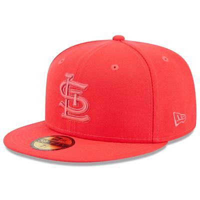 Men's St. Louis Cardinals New Era White/Red Optic 59FIFTY Fitted Hat