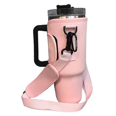 Stanley Cup Bag, Perfectly Compatible Stanley Holder with Strap, Water  Bottle Carrier for Stanley Quencher H2.0 Tumbler 40 oz Tumbler Accessories  Holder with Adjustable Shoulder Strap (Pink) - Yahoo Shopping