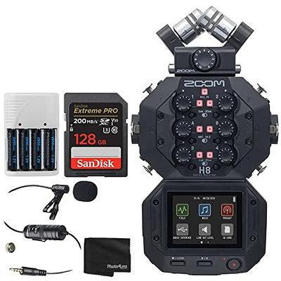 Zoom H8 8-Input / 12-Track Portable Handy Recorder For Podcasting