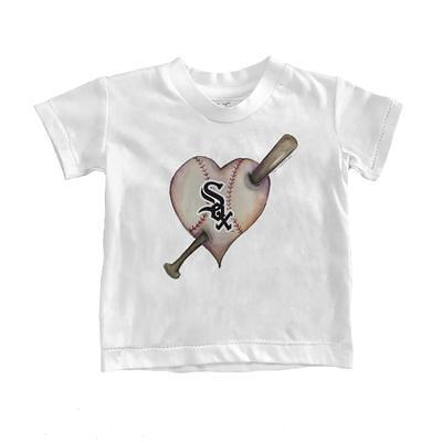 Tiny Turnip Chicago White Sox Youth White I Love Dad T-Shirt