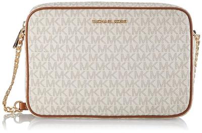 Michael Michael Kors Greenwich Extra Small East West Leather Crossbody -  Optic White - Yahoo Shopping