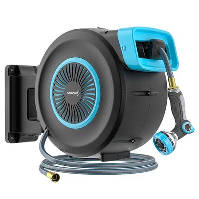  Retractable Garden Hose Reel by BSTOKCAM, 1/2 x100 ft