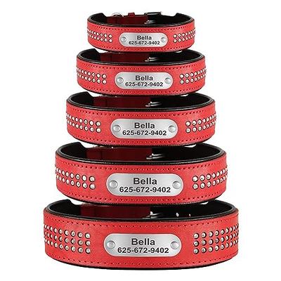  Personalized Small Dog Collar Bling Custom Leather
