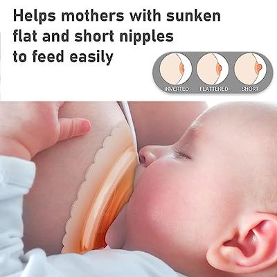 haakaa Nippleshield Silicone Nipple Shields for Breastfeeding with Carry  Case Ultra-Thin Super-Soft (18mm, 2pk)
