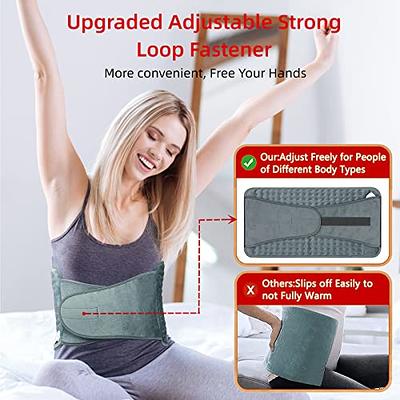 Period Belt Heat Pads for Period Pain Relief, Portable Menstrual Heating  Pad with 3 Heat Levels + 5 Level Massage, Adjustable Period Heat Pad for  Womens and Girls -Need Extra Power Bank