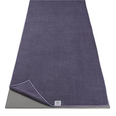 Large Yoga Towel74 L x 27.5 W Rubber Grip Dots Bottom Non Slip Yoga Mat  Towel for Hot Yoga Pilates and Workout