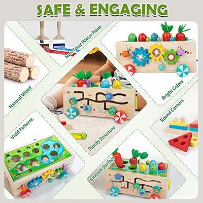 Magnetic Fishing Game Wood Toy Montessori Toys Educational Toy for