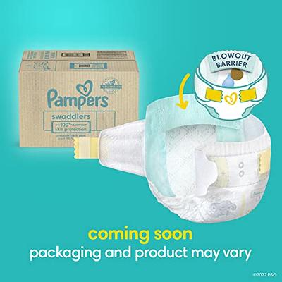  Pampers Swaddlers Diapers Newborn - Size 0, 120 Count