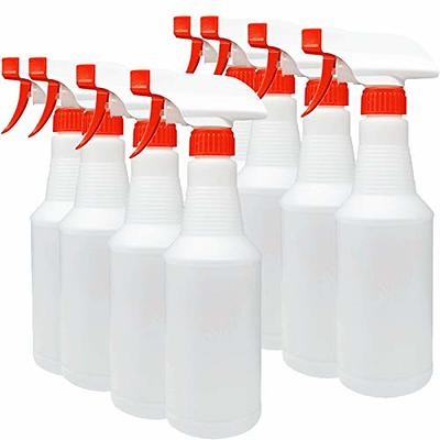 Uineko Plastic Spray Bottle (4 Pack, 16 Oz, All-Purpose) Heavy Duty  Spraying Bottles Leak Proof Mist Empty Water Bottle for Cleaning Solution  Planting Pet with Adjustable Nozzle and Measurements