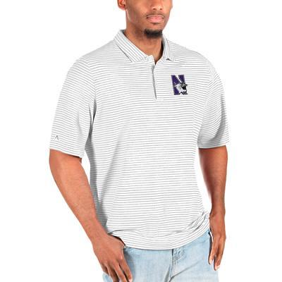 Milwaukee Brewers Antigua Esteem Polo - Heathered Navy/White