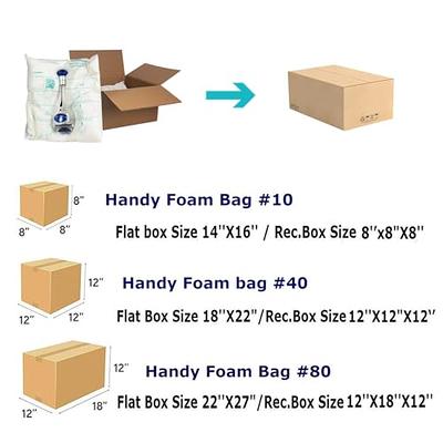 Foam Bag 14x16 for Shipping 8 PACK Handy Foam Room Temperature Expanding  Foam Packaging Bags #10 (8 PACK) - Yahoo Shopping