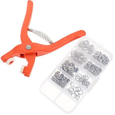 EXCEART 1 Set of Metal Snaps Buttons with Fastener Pliers Press Tool Kit  for Sewing Clothes Jackets Jeans Bags Hats Romper Bodysuit and DIY Crafts -  Yahoo Shopping