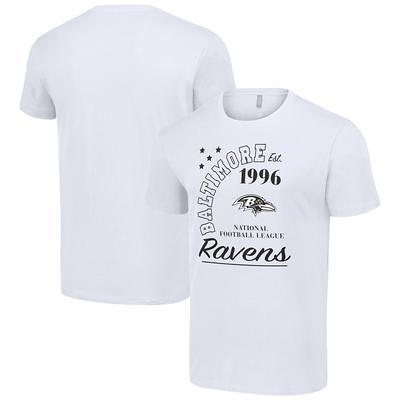 Baltimore Ravens Pride Graphic T-Shirt - White - Mens