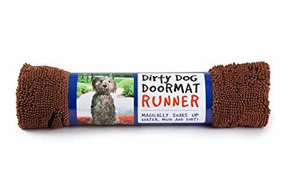 Dog Gone Smart 60x30 Dirty Dog Doormat Runner, Grey