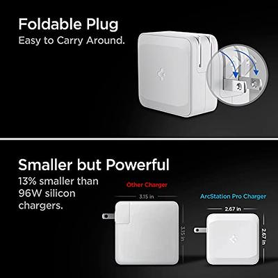  65W USB C Charger, 3-Port GaN Wall Charger Fast Compact  Foldable Charger Compatible for iPhone, Galaxy S23/S22, MacBook Pro/Air,  Lenovo ThinkPad, HP Chrombook, Dell Type-C Laptops, iPad and More : Cell