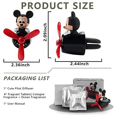 Jimtyee Car Air Fresheners Cute Cartoon Mouse Pilot Car Diffuser Rotating  Propeller Automotive Air Outlet Fan Creative Car Perfume Decoration Cool Car  Accessories (Men) - Yahoo Shopping